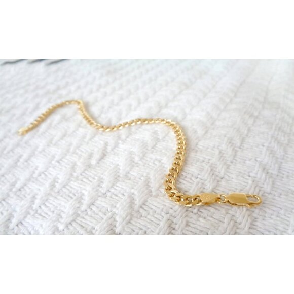 High Quality Made in Italy Miami Curb Bracelet, Stamped 925 ITALY - Picture 4 of 4